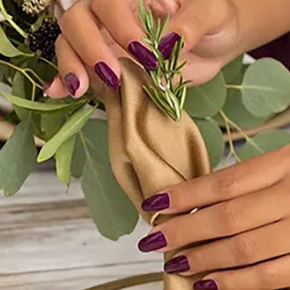 RETIRED Color Street "Aberdeen Aubergine" Nail Polish Strips